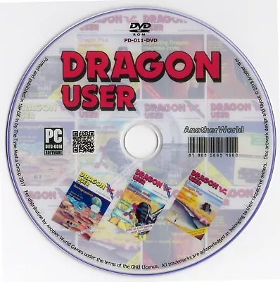 £4.99 • Buy DRAGON USER Magazine Collection On Disk ALL ISSUES (Dragon 32/64 Computer Games)