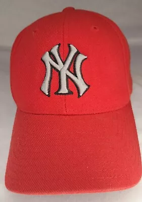 New York Yankees Puma MLB Red Gray NY Logo Baseball Hat Adjustable Hat Cap  • $16.97
