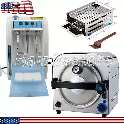 Dental Autoclave Steam Sterilizer/ Handpiece Maintenance Lubrication Oil Machine • $469.20