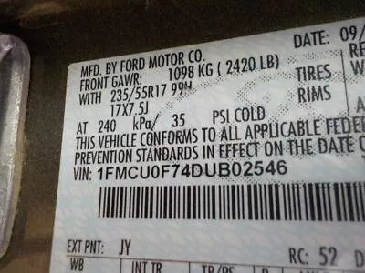 Air Flow Meter 6.7L Diesel Fits 11-16 FORD F250SD PICKUP 1219503 • $90