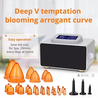 $228 • Buy Breast Enlargement Butt Lifting Shaping Massage Vacuum Therapy Machine Spa