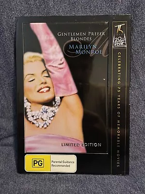 Marilyn Monroe - Gentlemen Prefer Blondes - Limited Edition DVD - Region 4 • $9.20