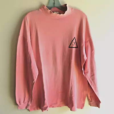 Vintage OP Ocean Pacific Long Sleeve Tee Shirt Single Stitch Neon Surf • $27.99