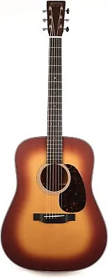 Martin D-18 Satin Acoustic Guitar - Satin Amberburst • $2399