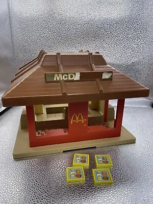 Vintage McDonald’s Playskool Restaurant Building W/ Food Trays READ No 430 • $30