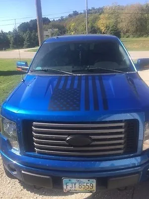 American Flag Hood Decal Large Vinyl Graphic Fits Jeep Truck Trailer Car V6 36  • $21.95