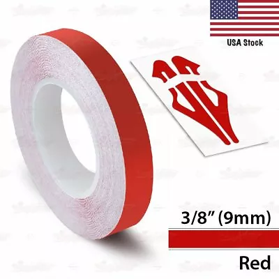 3/8  Roll Vinyl Pinstriping Pin Stripe Solid Line Car Tape Decal Stickers 9mm • $9.95