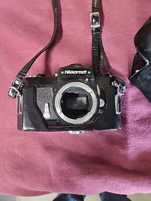 Nikkormat FT Black 35mm SLR • $47