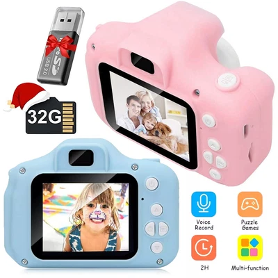 £12.90 • Buy Children Kids Gift LCD Camera For Mini Toy Digital Children Camera UK 1080P HD