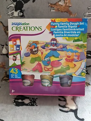 Brand New Universe Of Imagination Funny Family Dough Set - Play-Doh Alternative  • £18