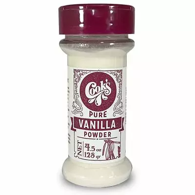 Cook’s Pure Vanilla Powder World’s Finest Gourmet Fresh 4.5-Ounce • $18.99