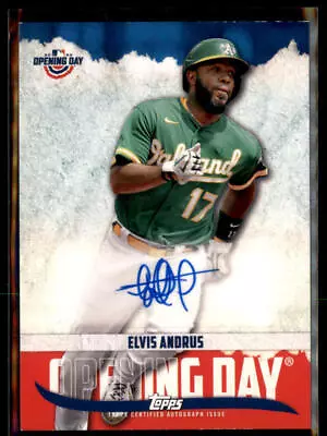 2022 Topps Opening Day #ODA-EA Elvis Andrus Opening Day Autographs • $4.99
