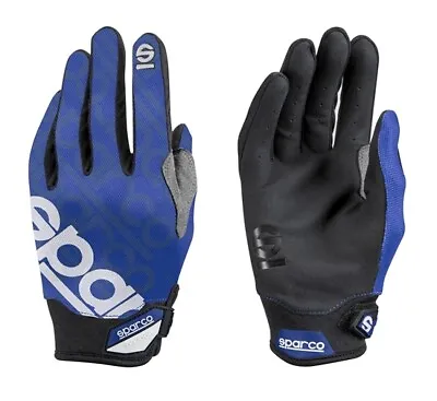 Sparco MECA 3 Mechanics Gloves Blue Medium 002093AZ2M • $39