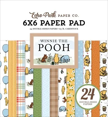 Echo Park Winnie The Pooh 6 X 6  Paper Pad • £8.75