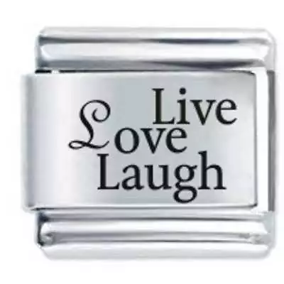 Daisy Charm - LIVE LOVE LAUGH * Compatible With Italian Charm Bracelets • £4.45