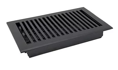 Madelyn Carter Black Contemporary Floor - Wall Vent Covers (Cast Aluminum) • $62