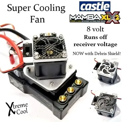 RCP Xtreme Cool Castle Creations XLX2 High Speed Cooling Fan System 8 Volt 28cfm • $49.99