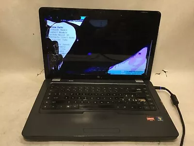 Hp G62-340us / Amd Unknown Specs / This Screen Is Cracked! (missing Parts!) -mr • $35
