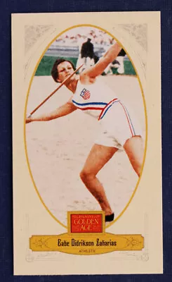 2012 Panini Golden Age Mini Broadleaf Blue Ink #50 Babe Didrikson Zaharias • $4