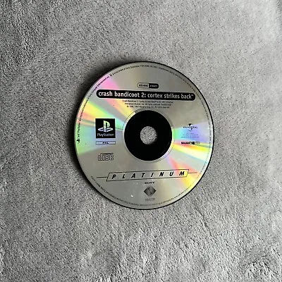 Disc Only Crash Bandicoot 2 Cortex Strikes Back PlayStation PS1 Game PAL Tested • £6.99