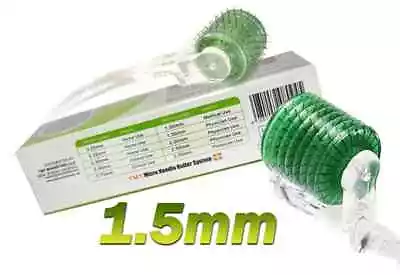 Derma Skin Green Roller 1.5 Mm Anti-aging Anti Wrinkles Scars Acne Cellulite • $9.45