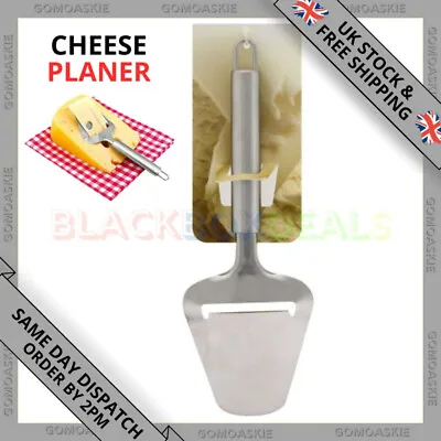 New Premium Cheese Slicer STAINLESS STEEL Cutter Planer Grater Server Peeler Uk • £3.48