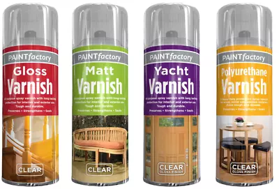 All Purpose Clear Varnish Polyurethane Yacht Matt Gloss 250ml 400ml Protection • £6.85