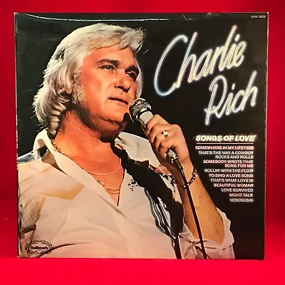 CHARLIE RICH Songs Of Love 1977 UK Vinyl LP Rollin' With The Flow Windsong • £5.99
