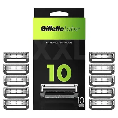 Gillette Labs Razor Blade Refills | Pack Of 10 | GENUINE & SEALED 🔥 UK Stock 🔥 • £22.99