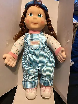 VTG 1986 Kid Sister Doll W/ Box & Insert Playskool Playhouse My Buddy Brown Hair • $160