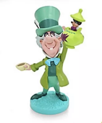 Disney 3  Play Figure Deluxe Set Mad Hatter Alice In Wonderland Toy Cake Topper • £10.62