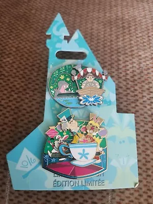 Disneyland Magic 2022  Jungle Cruise And  Mad Hatter Teacups Pin LE 1000  • $38.90