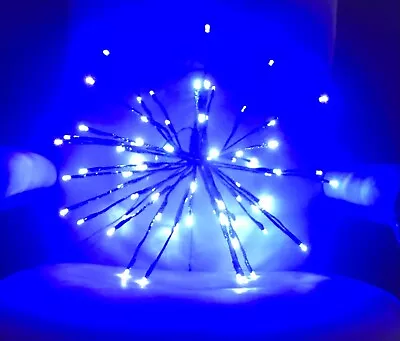 Starburst LED Christmas Lights (Blue) • $17.50