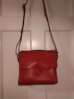 Handbag IIIBeCa By IIIBeca By Joy Gryson Crossbody/shoulder Bag Red Leather • $64