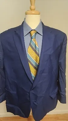 Paul Stuart Blazer Sportcoat Blue Wool 48 48L G274 • $40