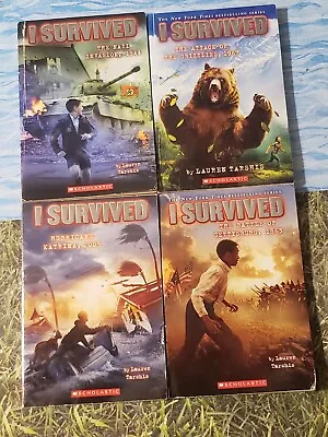 I Survived - Lauren Tarshis - Lot Of 4 Paperback Books - Disasters - See Photos • $5.98