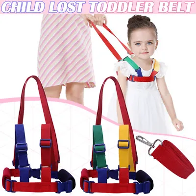 Baby Walking Child Toddler Anti Lost Leash Belt Safety Harness Strap Rope Reins • £7.18