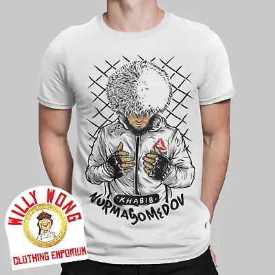 Khabib Nurmagomedov T-Shirt THE EAGLE Tee MMA UFC Russia Fighter Gym Hat Gift • £6.99