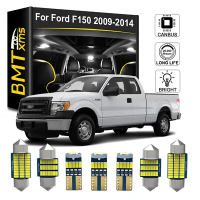 LED Lights Kit For 2009-2014 Ford F-150 Interior License Plate Light Package 13x • $13.34