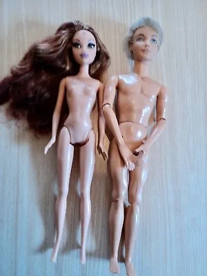 Barbie  Lot Of 2 NAKED MY SCENE Dolls  (Boy. & Girl ) TLC See Listing • £12