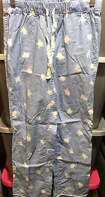 J Crew Womens Blue Sheep Print Pajama Pants Size XXS • $9