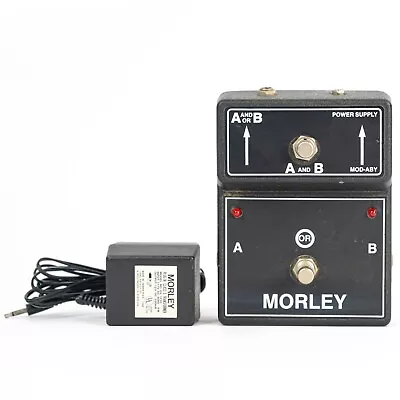 Morley MOD-ABY Vintage A/B A/B/Y Amplifier Switcher With Power Supply • $85