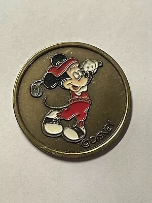 Rare Mickey Mouse Disney Golf 1  Coin Style Golf Marker - A Beauty! • $16