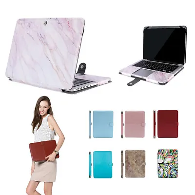 Laptop Sleeve Bag Case For MacBook Pro Air 11 13 15 15.6 Retina Leather Case • $15.99