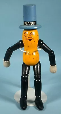 1930s Mr. Peanut Jointed Wood Figure Advertising Doll Toy Figure Planters Nuts • $179.95