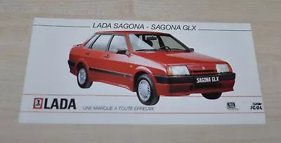 1993 Lada Samara 21099 VAZ Russian Soviet USSR Brochure Prospekt FR • $6.99