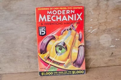 MODERN MECHANIX MAGAZINE April 1936 • $29.50