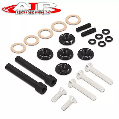 JDM Black Aluminum Low Profile Motor Valve Cover Bolt Kit D15A2 D15B8 D16A D16A6 • $16.99