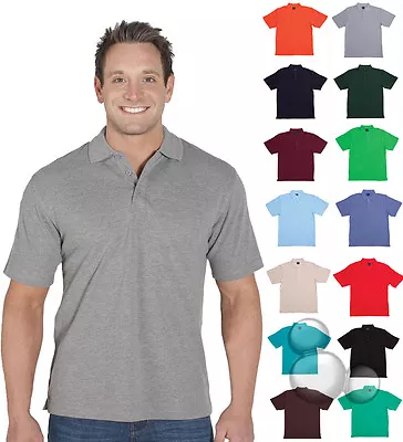 Mens Polo Shirt Size S M L XL 2XL 3XL 4XL 5XL 7XL 9XL 10XL 11XL 12XL 13XL • $21.99