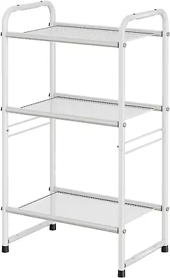 3 Shelf Storage Rack Stackable Extendable Plant Stand Metal Unit Shelving For L • $38.58